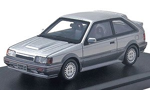 MAZDA FAMILIA FULL TIME 4WD GT-X (1985) サンビームシルバーM / ラスターシルバーM (ミニカー)