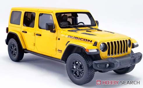 Jeep Wrangler Rubicon (Yellow) (Diecast Car) Item picture1