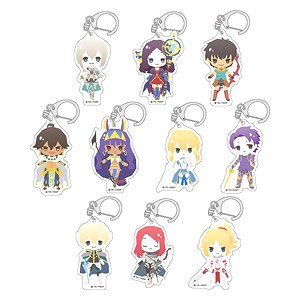 Fate/Grand Order Design Produced by Sanrio Trading Acrylic Key Ring Camelot (Set of 10) (Anime Toy)