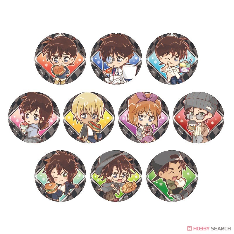 Detective Conan Trading Can Badge Junk SD (Set of 10) (Anime Toy) 商品画像11