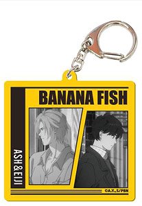 Banana Fish Color Acrylic Key Ring 05 Ash & Eiji A (Anime Toy)