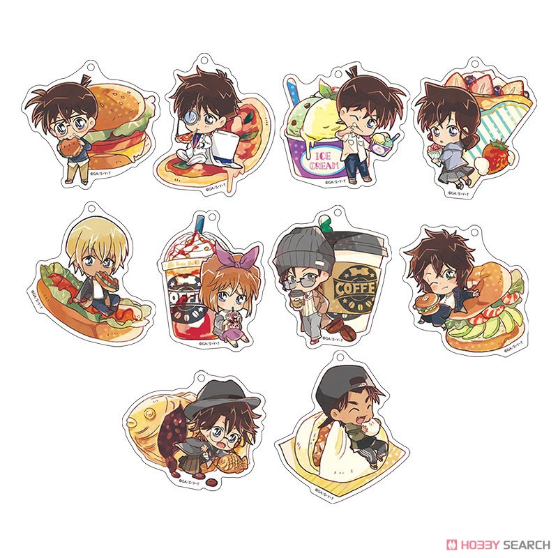 Detective Conan Trading Acrylic Key Ring Junk SD (Set of 10) (Anime Toy) 商品画像11