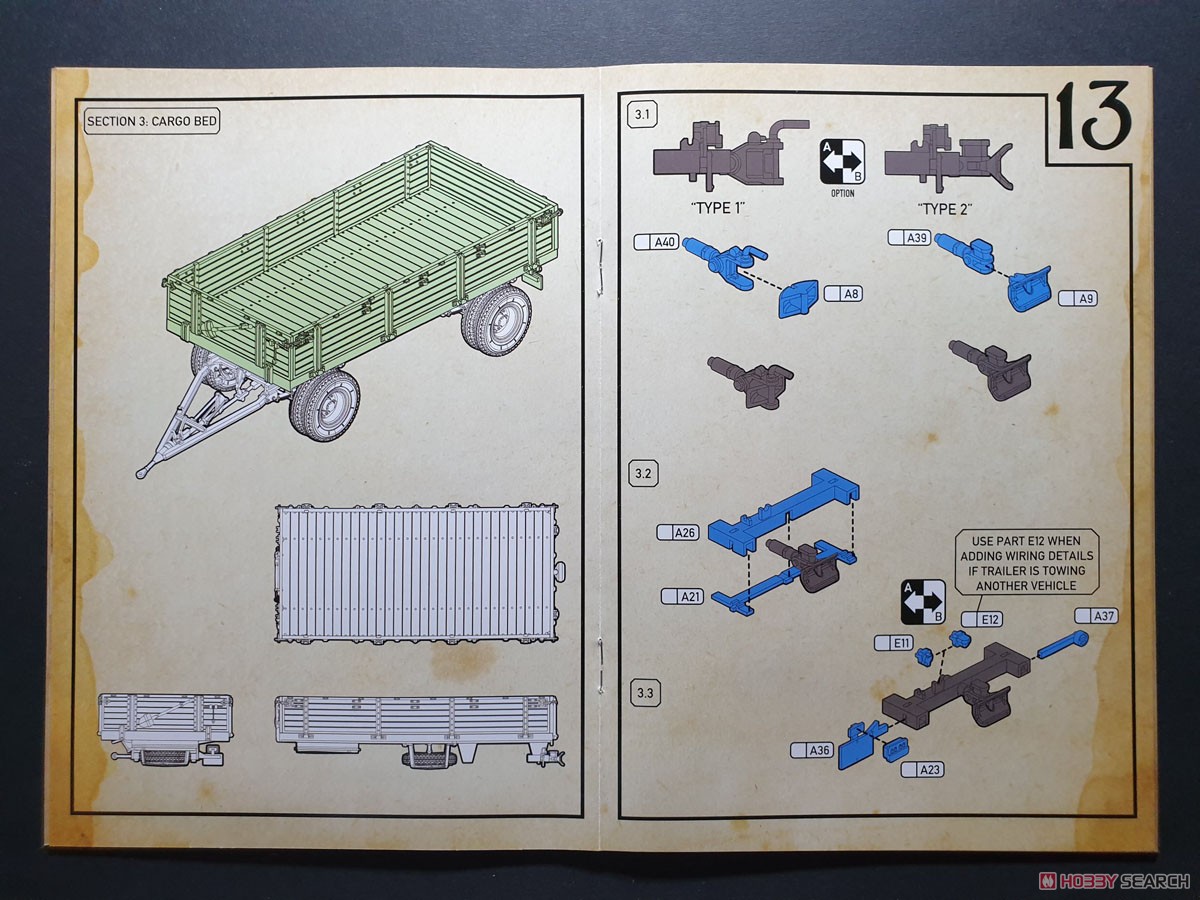 Einheitsanhanger 5t (German Uniform 5t Trailer WW2) (Plastic model) Assembly guide7