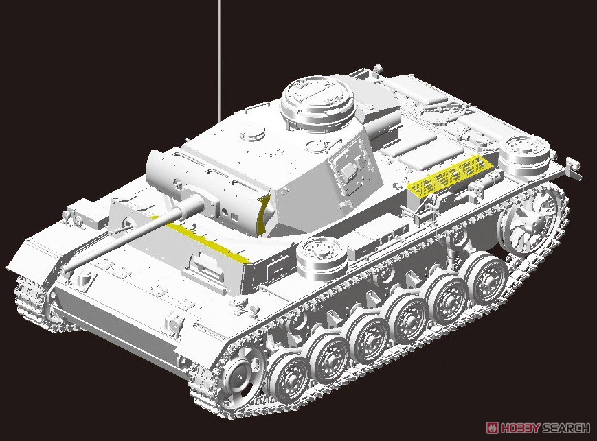 WW.II ドイツ軍 III号戦車L型 第502重戦車大隊 レニングラード 1942/43 NEOスマートキット (プラモデル) その他の画像2
