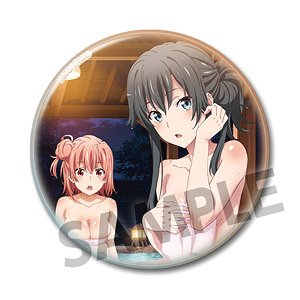 My Teen Romantic Comedy Snafu Series 76mm Can Badge Yukino & Yui Hot Spring Too! Ver. (Anime Toy)