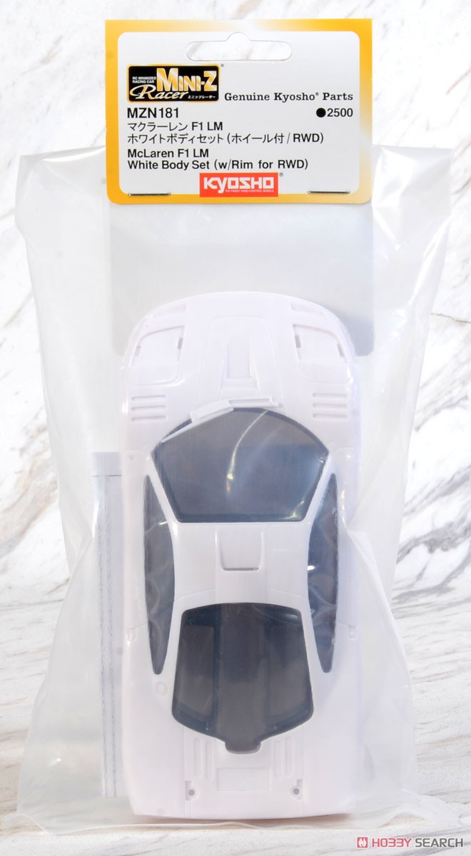 マクラーレン F1 LM ホワイトボディセット(未塗装/ホイール付) (ラジコン) 商品画像1