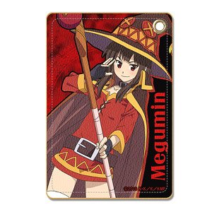 [KonoSuba: God`s Blessing on this Wonderful World! Legend of Crimson] Leather Pass Case Design 03 (Megumin) (Anime Toy)