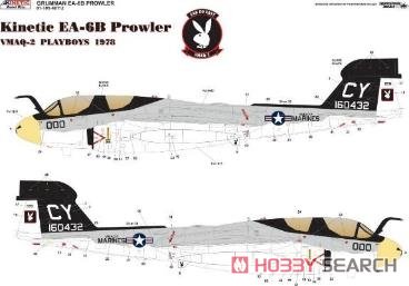 EA-6B プラウラー VMAQ-2 `プレイボーイズ` (プラモデル) 塗装1