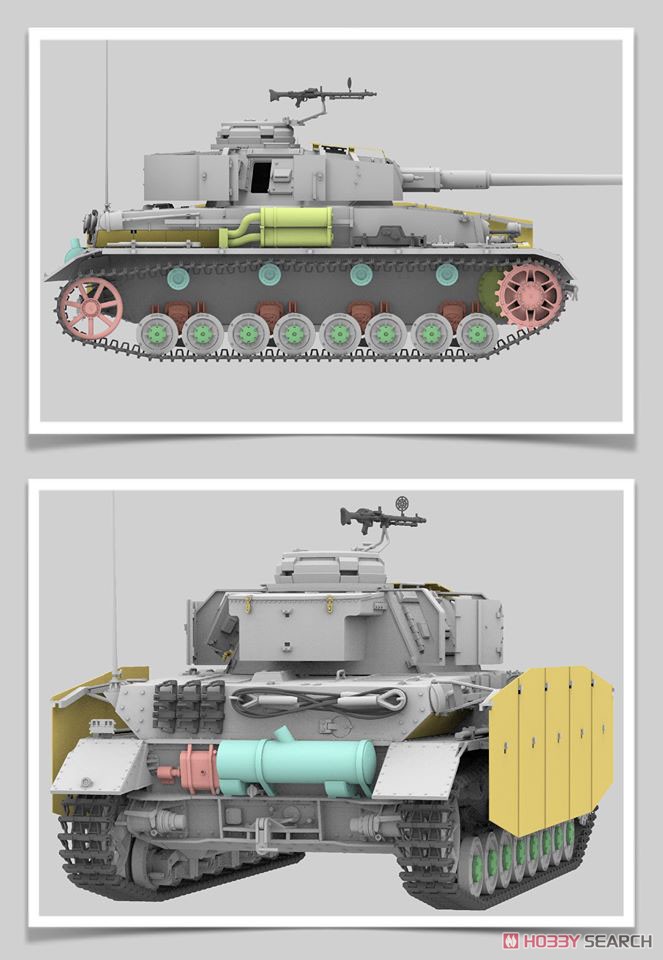 IV号戦車H型 初期型 w/連結組立可動式履帯 (プラモデル) その他の画像6