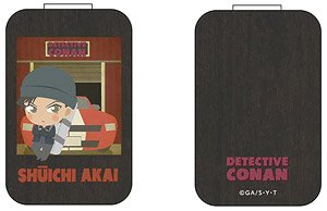 Detective Conan Vintage Pop Car Graphic Compact Miror Akai (Anime Toy)