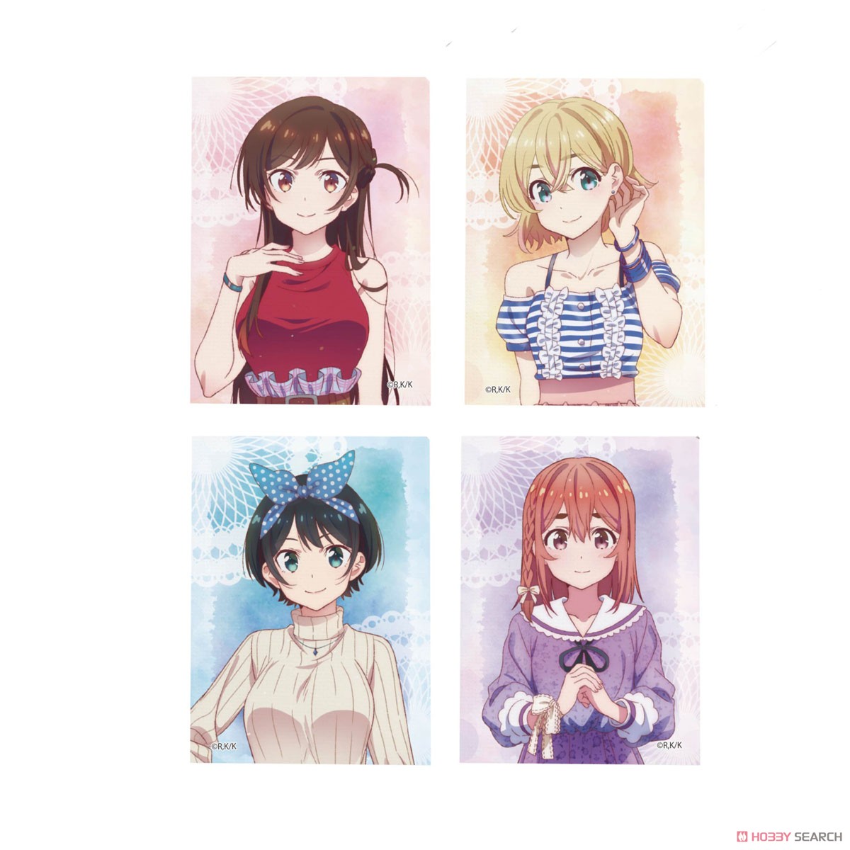 彼女、お借りします ミニチュアキャンバスキーホルダー 第1弾 (8個セット) (キャラクターグッズ) 商品画像3