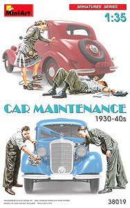 Car Maintenance 1930-40s (Plastic model)