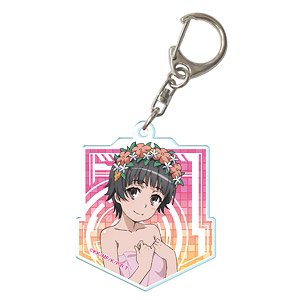 [A Certain Scientific Railgun T] Acrylic Key Ring Design 03 (Kazari Uiharu) (Anime Toy)