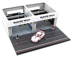 Racing Pit Garage - RWB + RWB 993 Hooters (Diecast Car)