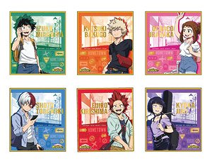 My Hero Academia Gilding Mini Colored Paper Collection (Set of 6) (Anime Toy)