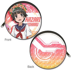 [A Certain Scientific Railgun T] Circle Leather Case Design 03 (Kazari Uiharu) (Anime Toy)