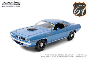 Mecum Auctions - 1971 Plymouth HEMI Cuda - Blue (Indianapolis 2011, Lot #S266) (Diecast Car)