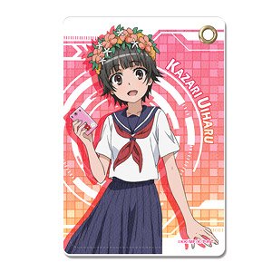 [A Certain Scientific Railgun T] Leather Pass Case Design 03 (Kazari Uiharu) (Anime Toy)