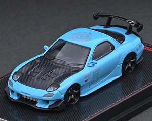 Mazda RX-7 (FD3S) RE Amemiya Light Blue (Diecast Car)