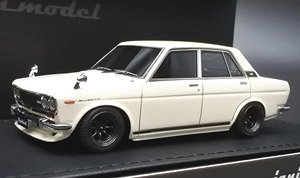 Datsun Bluebird SSS (P510) White (ミニカー)