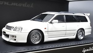 Nissan Stagea 260RS (WGNC34) Pearl White (Diecast Car)