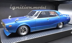 Nissan Skyline 2000 GT-X (GC110) Blue Metallic (ミニカー)
