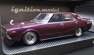 Nissan Skyline 2000 GT-X (GC110) Purple (ミニカー)