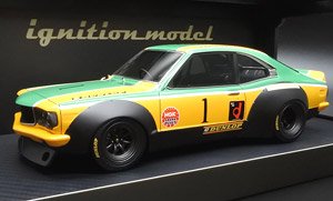 Mazda Savanna (S124A) Racing Yellow / Green (ミニカー)