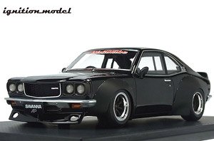 Mazda Savanna (S124A) Racing Black (Diecast Car)