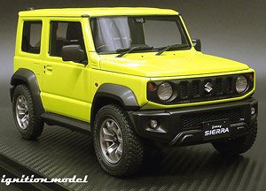 Suzuki Jimny Sierra JC (JB74W) Kinetic Yellow Normal (Diecast Car)