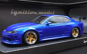 VERTEX S15 Silvia Blue Metallic (ミニカー)