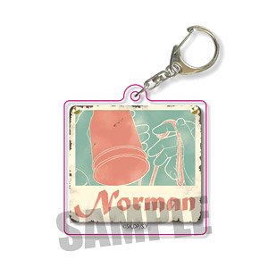 Retro Signboard Key Ring The Promised Neverland/Norman A (Anime Toy)