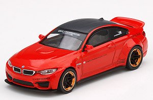 LB★WORKS BMW M4 レッド (右ハンドル) (ミニカー)