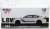 LB★WORKS BMW M4 ホワイト/Mストライプ (左ハンドル) (ミニカー) パッケージ1