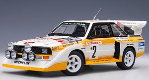 アウディ スポーツクワトロ S1 WRC `86 #2 (ロール/ガイストドルファー) モンテカルロ・ラリー (ミニカー)