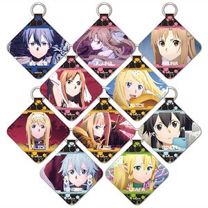 Sword Art Online Alicization: War of Underworld Leather Key Chain Collection (Set of 10) (Anime Toy)