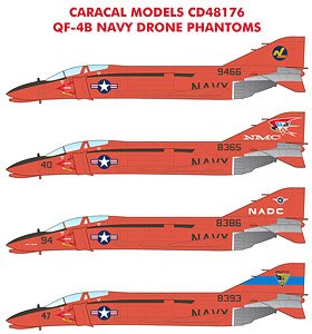 QF-4B Navy Drone Phantoms Decal Set (Decal)
