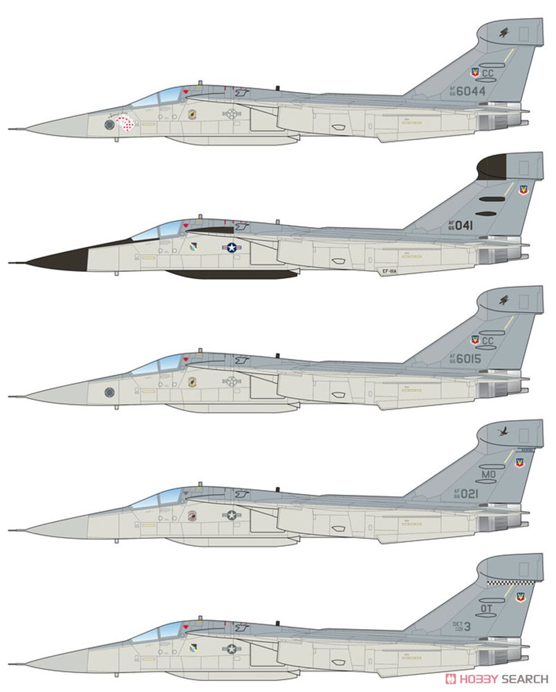 アメリカ空軍 EF-111A レイブン デカールセット (デカール) その他の画像2