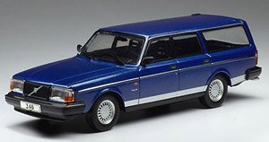 ボルボ 240 ポラール 1988 メタリックブルー (ミニカー)