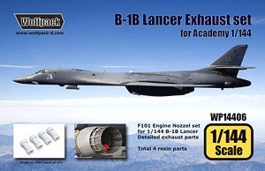 B-1B Lancer Exhaust Set (for Academy 1/144) (Plastic model)