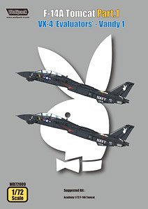 F-14A トムキャット パート 1 - VX-4 Evaluators Vandy 1 (1/72 アカデミー用) (デカール)