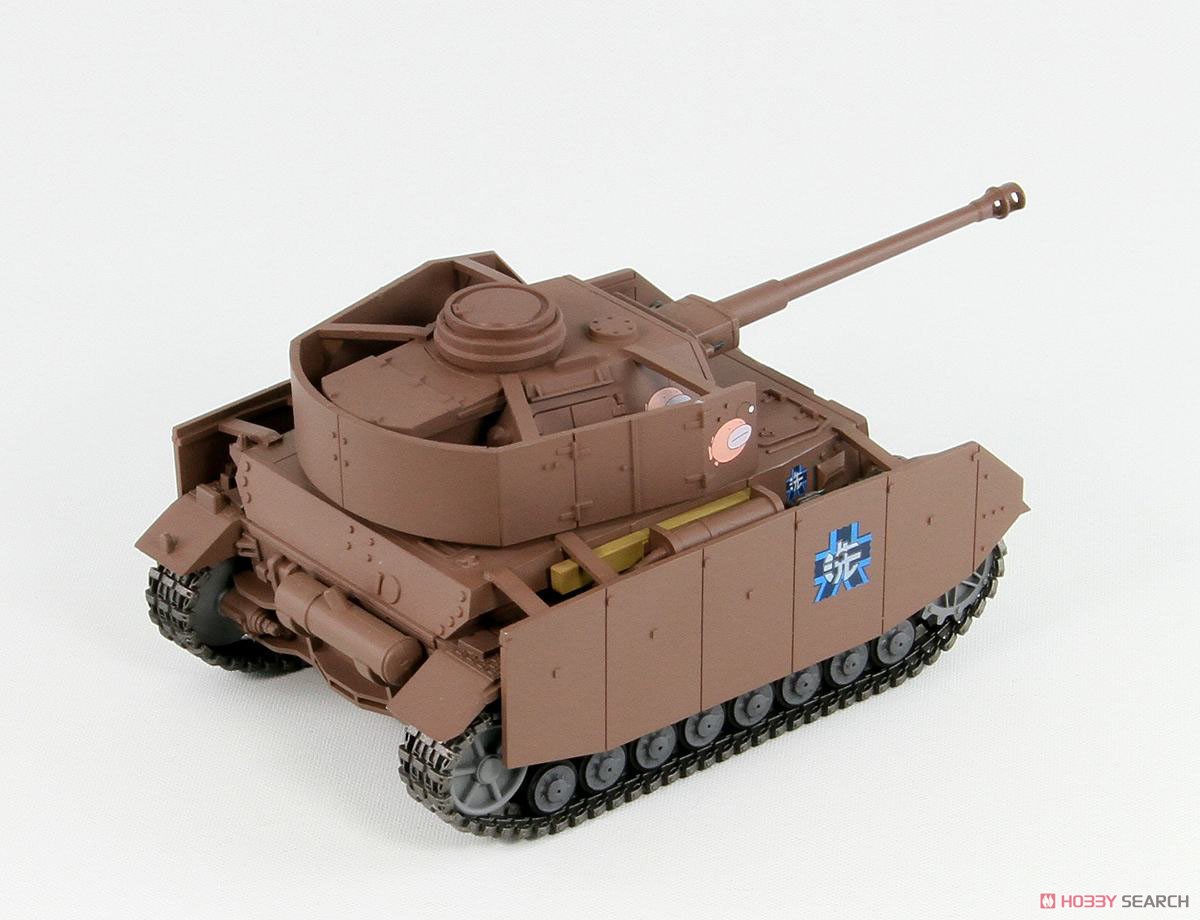 Girls und Panzer Pz.kpfw. IV Ausf.H (D-Spec) Ending Ver. (Semi-Painted Model Kit) w/Team Ankou Acrylic Figure (Plastic model) Item picture4