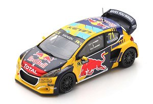 Peugeot 208 WRX No.71 Winner Race 1 World RX of United Arab Emirates 2019 Kevin Hansen (Diecast Car)