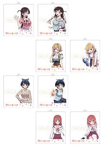Rent-A-Girlfriend Photo Frame Style Acrylic Key Ring (Set of 8) (Anime Toy)