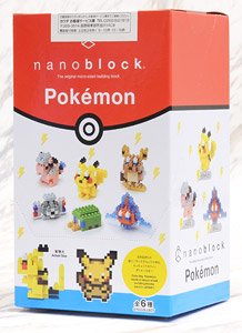 nanoblock Mini nano Pokemon Electric Type (set of 6) (Block Toy)