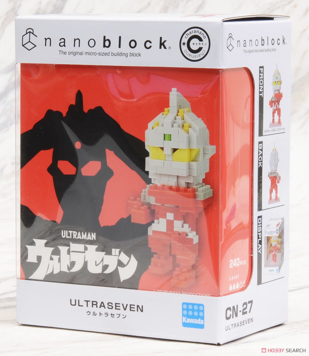 nanoblock キャラナノ ウルトラセブン (ブロック) パッケージ1