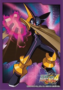 Broccoli Character Sleeve Mini Mega Man Battle Network 4 [Bass.EXE (Forte)] (Card Sleeve)