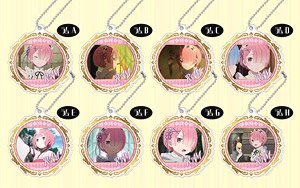 Decofla Acrylic Key Ring Re:Zero -Starting Life in Another World- Vol.2 Ram Box (Set of 10) (Anime Toy)