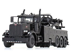 Black Peterbilt Model 367 with Century Rotator Wrecker (Diecast Car)