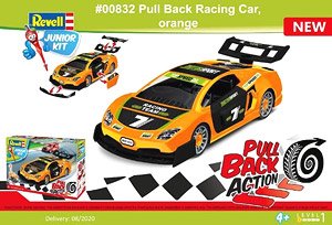 Pullback Racing Car Orange (Toy)